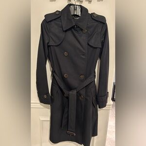 Banana Republic Classic Black Trench Coat